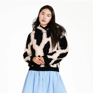 Sandy Liang x Target patterned boucle hoodie